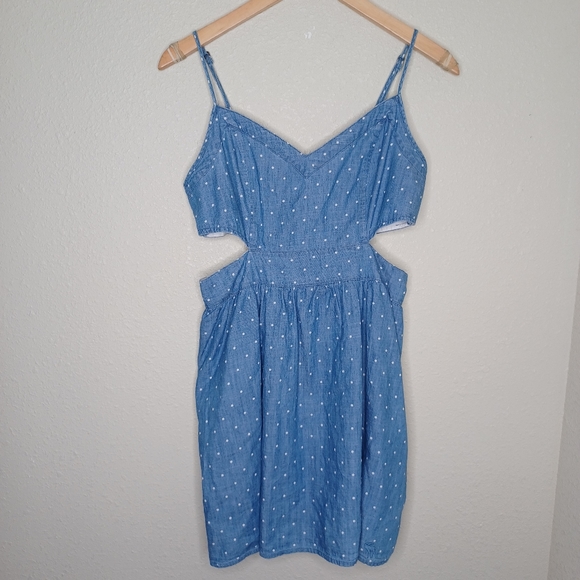 Abercrombie & Fitch Denim Blue Mini Dress - Picture 3 of 7